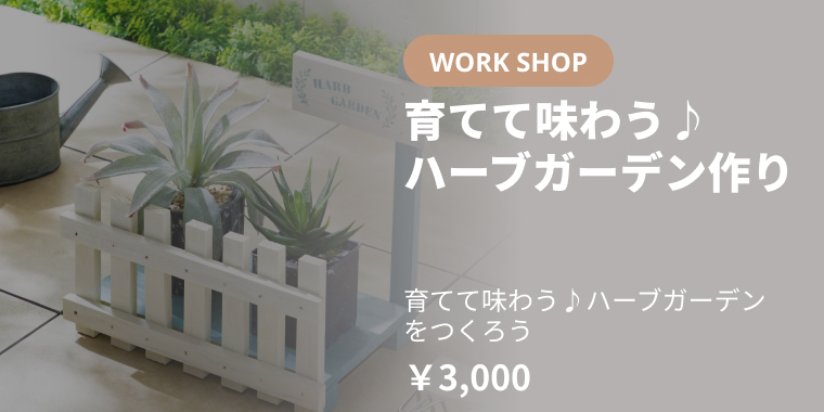 育てて味わう♪ハーブガーデン